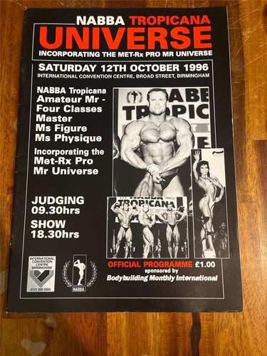 1996 nabba mister - 1996, universe