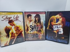 Step Up DVD Lot: 3 Dazzling Dance Films Together! Like-New Condition [READ]