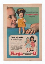 PUBBLICITA' ADVERTISING WERBUNG ITALIAN CLIPPING 1967 FURGA BAMBOLE SONO LUCIA