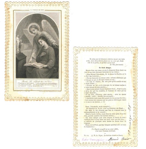 Santino francese merlettato - francese,