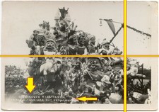 1939 - Walt Disney SNOW WHITE and the 7 Dwarfs POSTCARD CARNEVALE VIAREGGIO