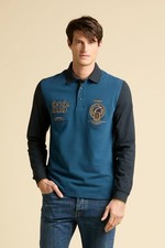 Polo Uomo AERONAUTICA MILITARE Frecce Tricolori ricamata in piqué