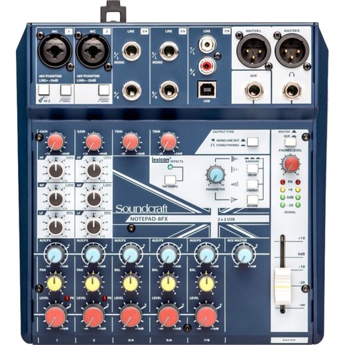 Soundcraft notepad 8fx mixer - notepad,