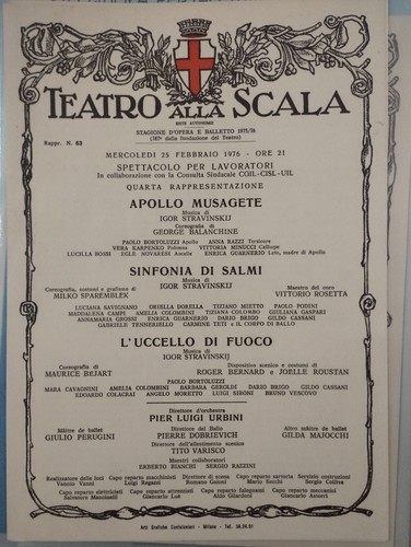 Locandina teatro alla scala - teatro,