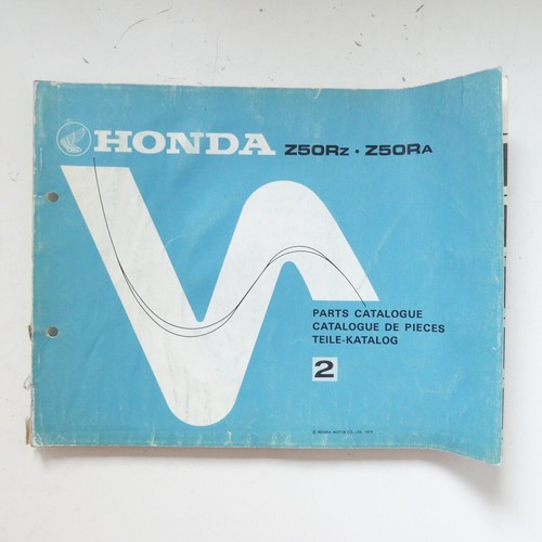 Honda z50 ra catalogo - honda, rz
