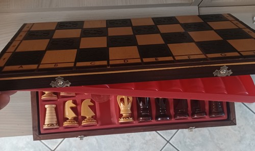 Scacchiera legno anni - legno, 70/80