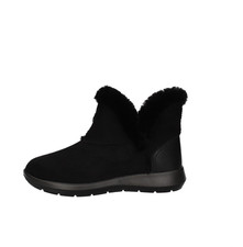 Stivaletti con pelliccia neri