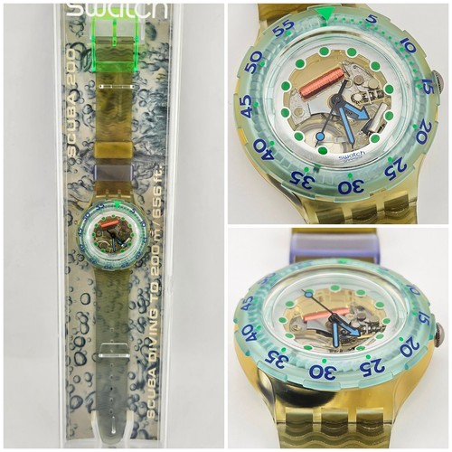 Swatch scuba 200 blue - 200, ice