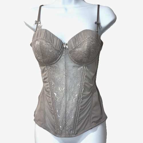 Top bustier corsetto pizzo - , 36b