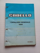 Carello catalogo generale 1988 fari fanali fanalini auto Alfa Lancia Ferrari
