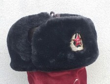 Colbacco sovietico anni'80 da Ufficiale tg. 57-58 etichettato originale completo