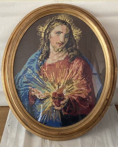 Quadro ricamato punto croce - a,