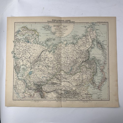 Mappa russia siberia - mappa, asia