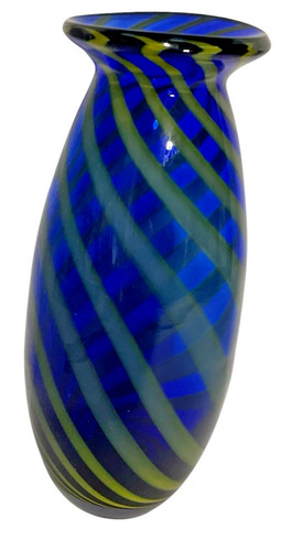 Vaso artistico vetro soffiato