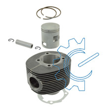 kit cilindro vespa px 200 p200