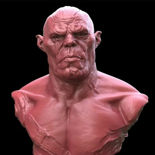 Orco saruman busto in - orco,