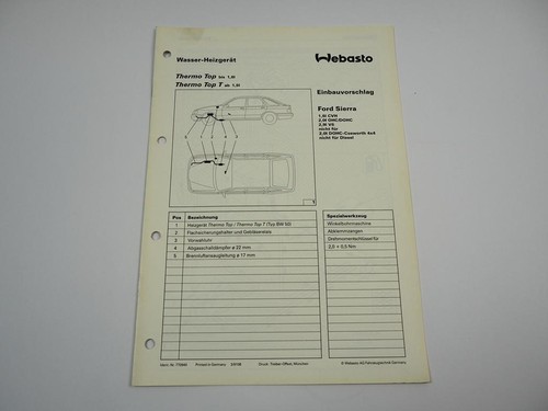 Ford sierra 1990 2 0 - ford, 2,0