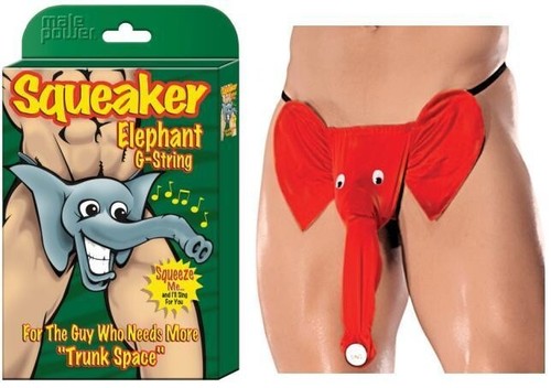 Squeaker elephant string - squeaker,