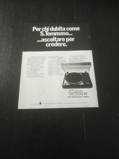 1976 LINN SONDEK LP 12 GIRADISCHI TURNTABLE VINTAGE RETRO AD PUB