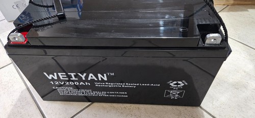 Batteria 200ah 12v gel per - 12v,
