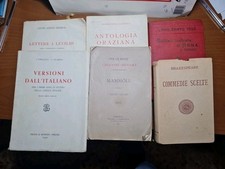 LOTTO 6 LIBRI VECCHI ED