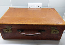 Valigia in pelle vintage di