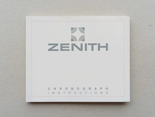 Zenith libretto istruzioni - libretto,