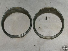 JAGUAR XJ6 12 1^ 2^ 3^ SERIE '68-92 DAIMLER CORNICI CROMATE PER FARI INTERNI