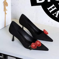 Decolte Donna Nere In Camoscio