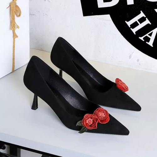 Decolte donna nere - donna, camoscio
