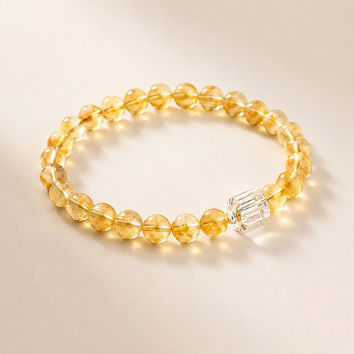 Bracciale citrino brasiliano - citrino,