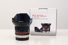 OBIETTIVO SAMYANG 12MM F2.0 NCS CS PER FUJIFILM X Fuji Lens f/2.0
