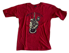 Obey Tee T-Shirt Red - X-Large