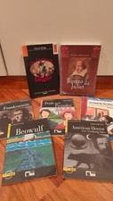 7x libri B1 B2 dvd -WILDE ROMEO SHAKESPEARE PRIDE BEOWULF HORROR BLACK CAT CIDEB