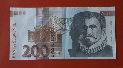 Banconota 200 tolarjev - banconota, 2001