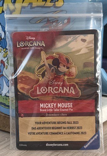 Spilla smaltata disney lorcana - spilla,