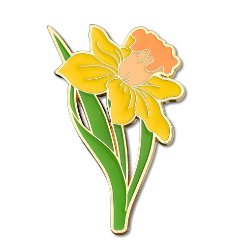 Spilla fiore narciso