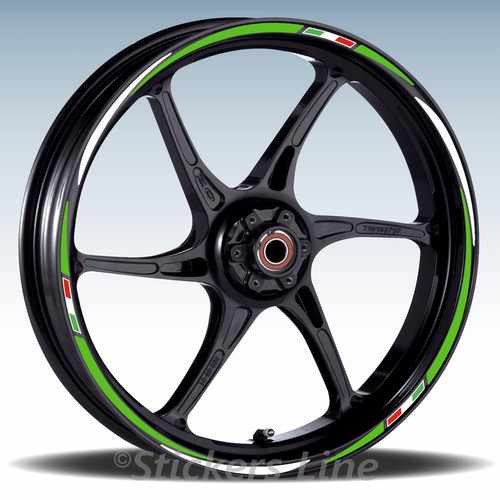Adesivi ruote moto strisce