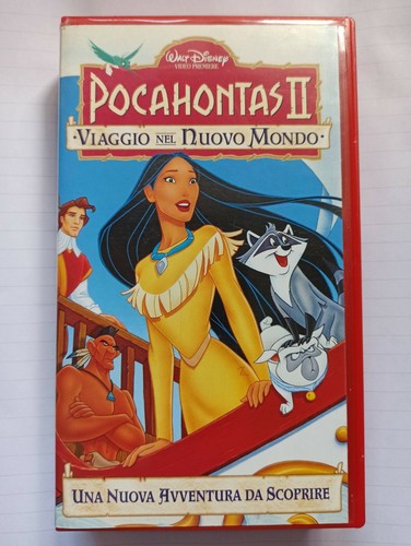 Vhs pocahontas walt - pocahontas,