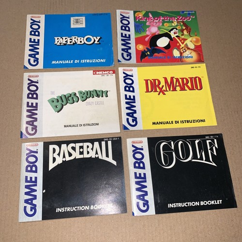 Nintendo game boy libretti - game, 6
