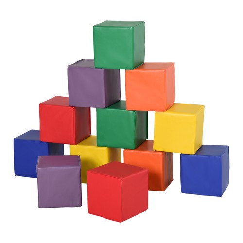 Set cubi giocattolo morbidi - cubi,