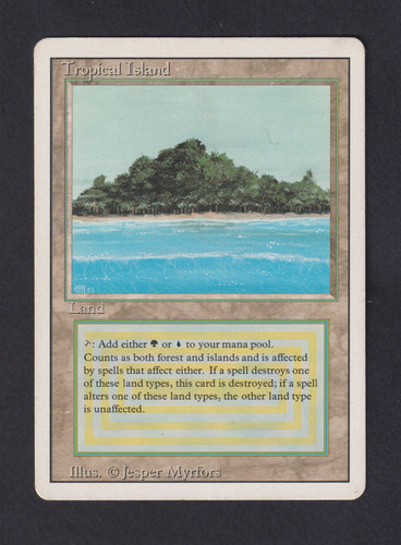 Magic mtg tropical - mtg, island