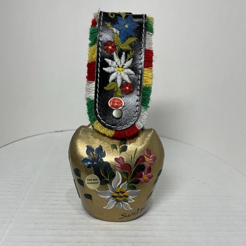 Campana svizzera ottone mucca