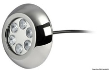 Faro subacqueo 6 LED bianchi
