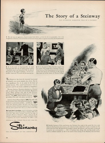 1939 steinway piano story - 1939,