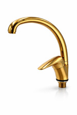 Rubinetto Cucina Oro Canna