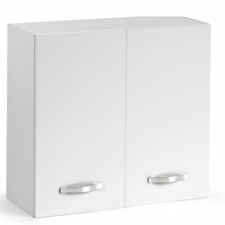 Mobile pensile scolapiatti per cucina bianco ante 80 cm e vaschetta colapiatti