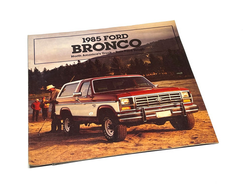 Brochure ford bronco 1985 - ford,