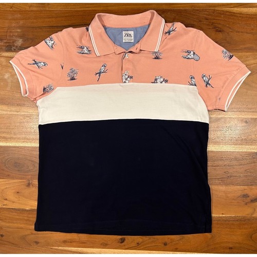 Polo uomo zara colorblock - polo,