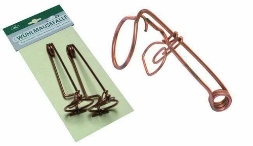 Trappola talpe acciaio 2pz - acciaio,